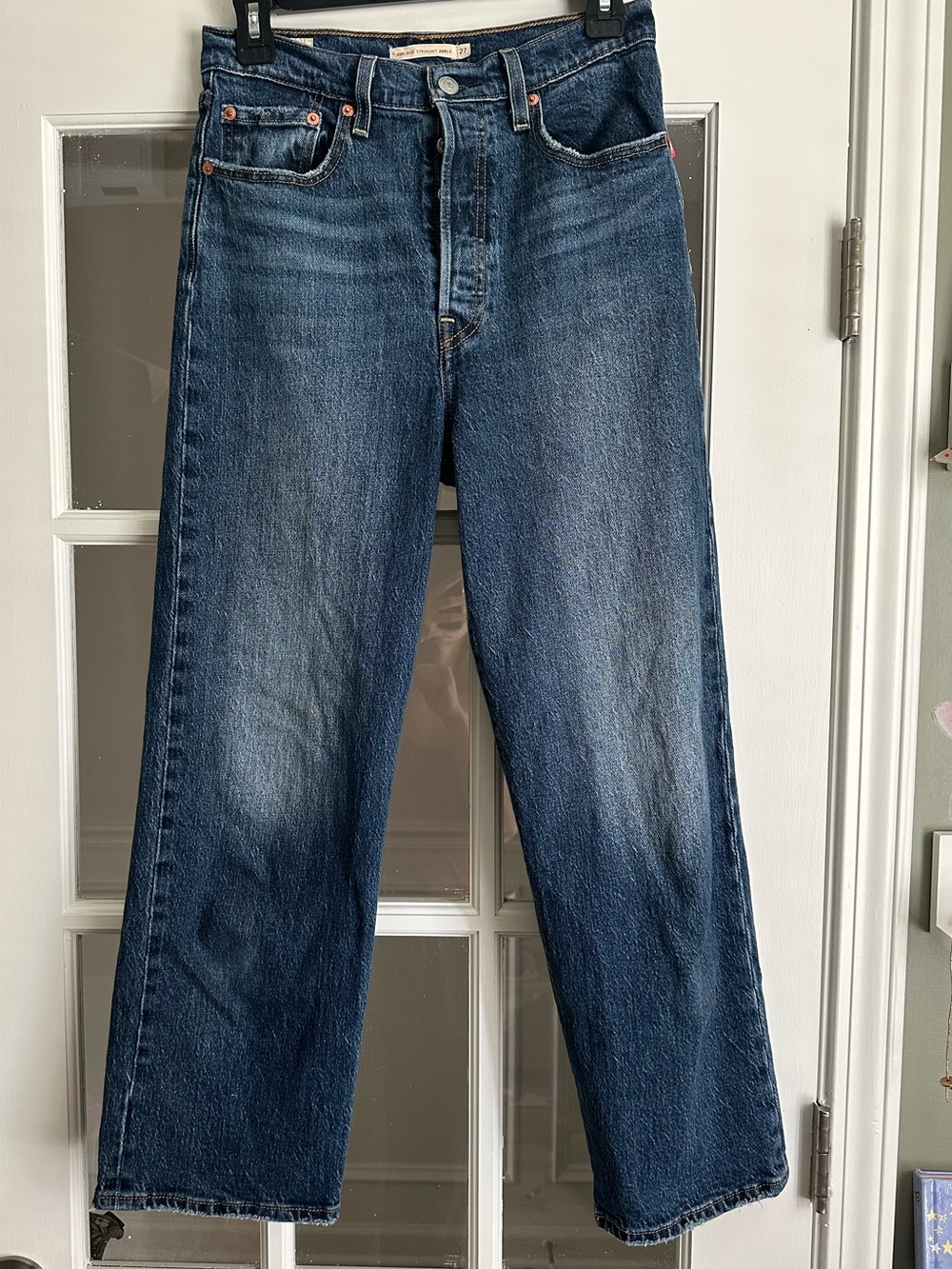 Levi’s premium ribcage ankle straight jean